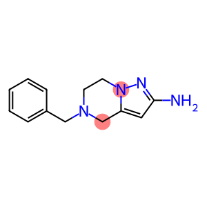 Pyrazolo[1,5-a]pyrazin-2-amine, 4,5,6,7-tetrahydro-5-(phenylmethyl)-