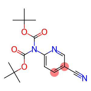 tert-butyl N-(5-cyanopyridin-2-yl)-N-[(2-methylpropan-2-yl)oxycarbonyl]carbamate