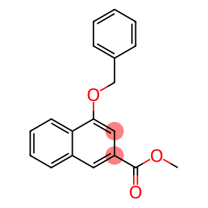 2-Naphthalenecarboxylic acid, 4-(phenylmethoxy)-, methyl ester