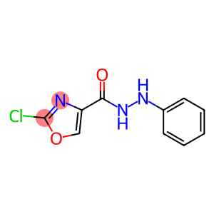 4-Oxazolecarboxylic acid, 2-chloro-, 2-phenylhydrazide