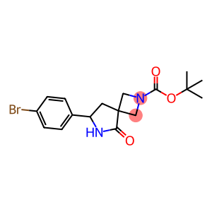 7-(4-溴苯基)-5-氧代-2,6-二氮杂螺[3.4]辛烷-2-羧酸叔丁基酯