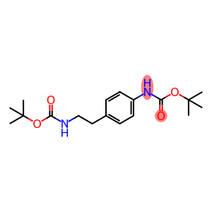 Carbamic acid, N-[4-[2-[[(1,1-dimethylethoxy)carbonyl]amino]ethyl]phenyl]-, 1,1-dimethylethyl ester