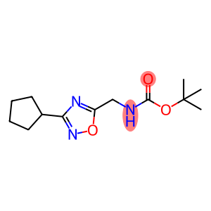 (3-Cyclopentyl-[1,2,4]oxadiazol-5-ylmethyl)-carbamic acid tert-butyl ester