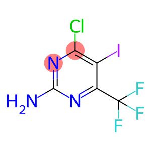 4-氯-5-碘-6-(三氟甲基)嘧啶-2-胺