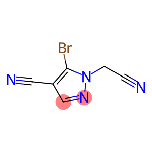 5-Bromo-1-(cyanomethyl)-1H-pyrazole-4-carbonitrile