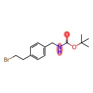 Carbamic acid, N-[[4-(2-bromoethyl)phenyl]methyl]-, 1,1-dimethylethyl ester