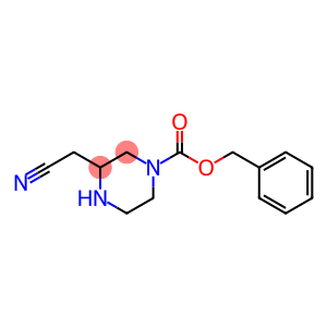 1-Piperazinecarboxylic acid, 3-(cyanomethyl)-, phenylmethyl ester
