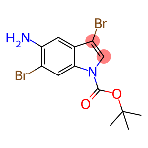 5-氨基-3,6-二溴-1H-吲哚-1-羧酸叔丁酯