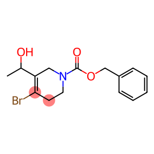 benzyl 4-broMo-3-(1-hydroxyethyl)-5,6-dihydropyridine-1(2H)-carboxylate