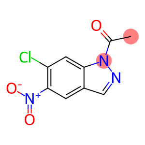 Ethanone, 1-(6-chloro-5-nitro-1H-indazol-1-yl)-