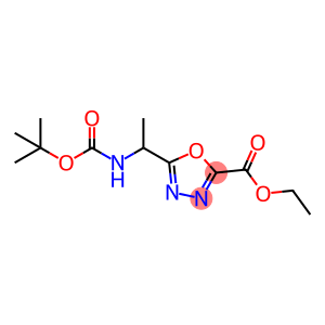 1,3,4-Oxadiazole-2-carboxylic acid, 5-[1-[[(1,1-dimethylethoxy)carbonyl]amino]ethyl]-, ethyl ester