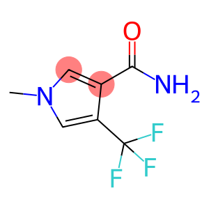 1-methyl-4-(trifluoromethyl)pyrrole-3-carboxamide