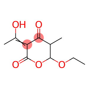 2H-Pyran-2,4(3H)-dione,6-ethoxydihydro-3-(1-hydroxyethylidene)-5-methyl-(9CI)