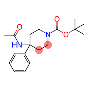 TERT-BUTYL 4-ACETAMIDO-4-PHENYLPIPERIDINE-1-CARBOXYLATE