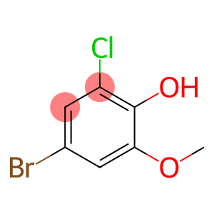 2-氯-4-溴-6-甲氧基苯酚
