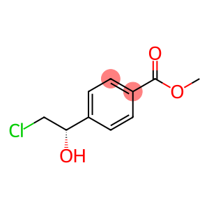 Benzoic acid, 4-(2-chloro-1-hydroxyethyl)-, methyl ester, (S)- (9CI)