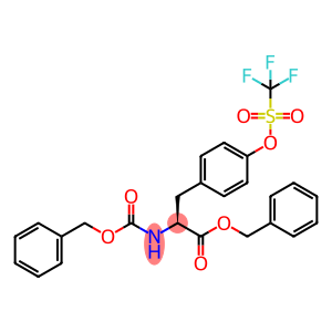 (S)-Benzyl 2-(((benzyloxy)carbonyl)amino)-3-(4-hydroxy-phenyl)propanoate trifluoromethanesulfonate