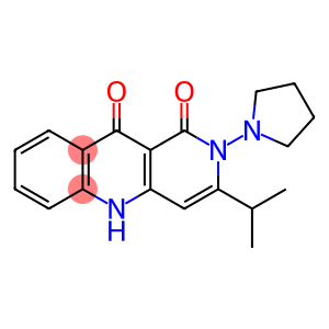 3-propan-2-yl-2-pyrrolidin-1-yl-5H-benzo[b][1,6]naphthyridine-1,10-dione