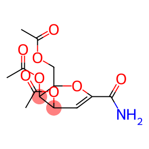 4,5,7-TRI-O-ACETYL-2,6-ANHYDRO-3-DEOXY-D-LYXO-HEPT-2-ENONAMIDE