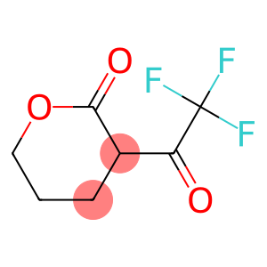 2H-Pyran-2-one, tetrahydro-3-(trifluoroacetyl)-, (+)- (9CI)