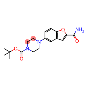 5-(4-tert-butoxycarbonyl-1-piperazinyl)benzofuran-2-carboxamide