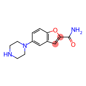 5-(1-Piperazinyl)benzofuran-2-carboxamide