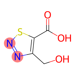 4-(羟甲基)-1,2,3-噻重氮-5-羧酸