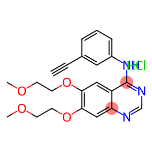 N-(3-Ethynylphenyl)-6,7-bis(2-methoxyethoxy)-4-quinazolinamine, Hydrochloride Salt, OSI 774, Tarceva