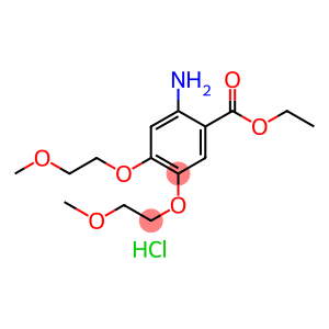 2-氨基-4,5-双(2-甲氧基乙氧基)苯甲酸乙酯盐酸盐