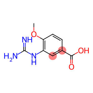 Benzoic acid, 3-[(aminoiminomethyl)amino]-4-methoxy- (9CI)