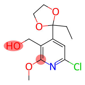 6-CHLORO-4-(2-ETHYL-1,3-DIOXOLAN-2-YL)-2-METHOXYPYRIDIN-3-YL]METHANOL