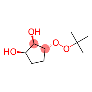 1,2-Cyclopentanediol,3-[(1,1-dimethylethyl)dioxy]-,(1-alpha-,2-alpha-,3-bta-)-(9CI)