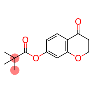 Propanoic acid, 2,2-dimethyl-, 3,4-dihydro-4-oxo-2H-1-benzopyran-7-yl ester