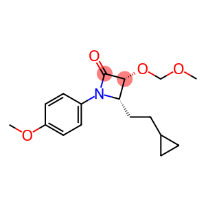 (3R,4S)-4-(2-环丙基乙基)-3-(甲氧基甲氧基)-1-(4-甲氧基苯基)氮杂环丁烷-2-酮
