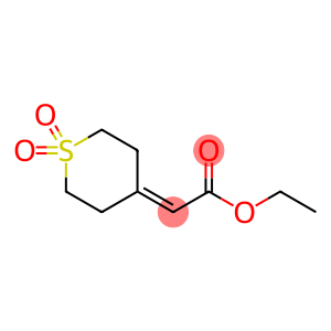 Ethyl 2-(1,1-dioxidotetrahydro-4H-thiopyran-4-ylidene)acetate