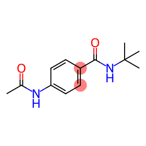 Benzamide, 4-(acetylamino)-N-(1,1-dimethylethyl)-