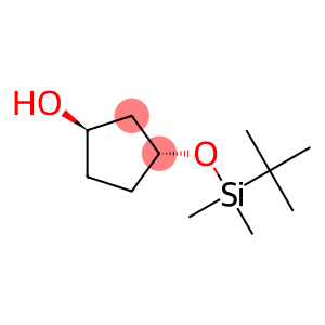 trans-3-[(tert-butyldimethylsilyl)oxy]cyclopentan-1-ol