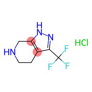 3-(Trifluoromethyl)-4,5,6,7-tetrahydro-1H-pyrazolo [3,4-c]pyridine hydrochloride...