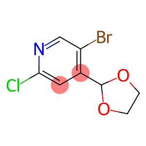 Pyridine, 5-bromo-2-chloro-4-(1,3-dioxolan-2-yl)-