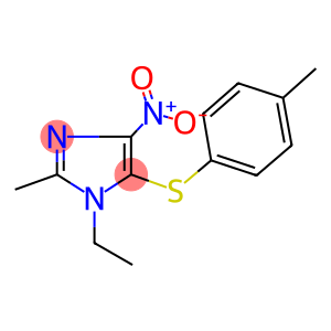 1-ethyl-4-nitro-2-methyl-5-[(4-methylphenyl)sulfanyl]-1H-imidazole