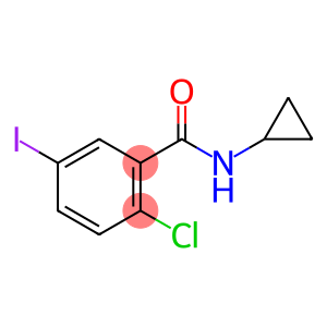 2-CHLORO-N-CYCLOPROPYL-5-IODOBENZAMIDE