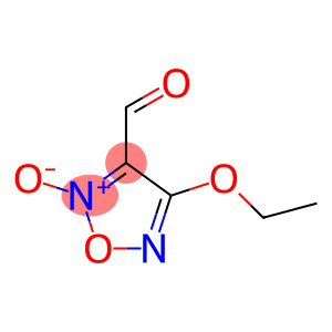 1,2,5-Oxadiazole-3-carboxaldehyde, 4-ethoxy-, 2-oxide (9CI)