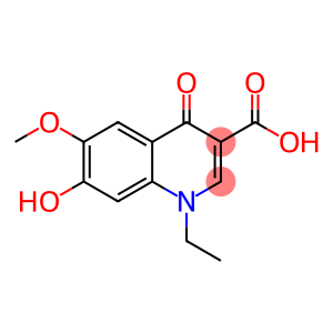 1-ethyl-1,4-dihydro-7-hydroxy-6-methoxy-4-oxoquinoline-3-carboxylic acid