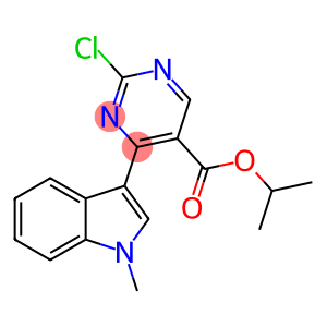 2-氯-4-(1-甲基-1-H-吲哚-3-基)嘧啶-5-羧酸异丙酯