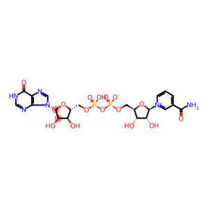 Inosine 5'-(trihydrogen diphosphate), P'→5'-ester with 3-(aminocarbonyl)-1-β-D-ribofuranosylpyridinium, inner salt