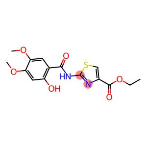 2-[(2-Hydroxy-4,5-dimethoxybenzoyl)amino]-4-thiazolecarboxylic acid ethyl ester