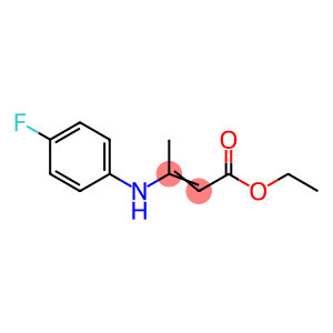 3-(4-氟苯氨基)丁烯酸乙酯