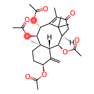 (3S)-3α,5α,11β,12α-Tetraacetoxy-1,3,4,4aα,5,6,7,11,12,12aβ-decahydro-9,12a,13,13-tetramethyl-4-methylene-6β,10-methanobenzocyclodecen-8(2H)-one