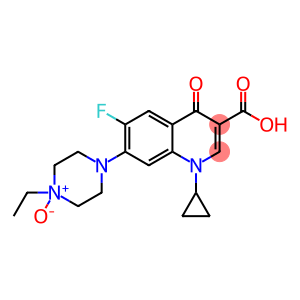 3-Quinolinecarboxylic acid, 1-cyclopropyl-7-(4-ethyl-4-oxido-1-piperazinyl)-6-fluoro-1,4-dihydro-4-oxo-