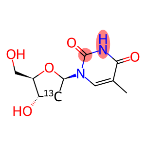 [2'-13C]THYMIDINE